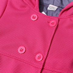 Winter pink coat