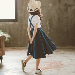 T-Shirt & Strap Skirt