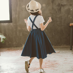 T-Shirt & Strap Skirt