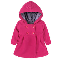 Winter pink coat
