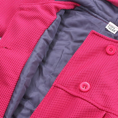Winter pink coat