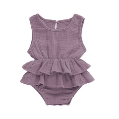 Cotton Linen Romper