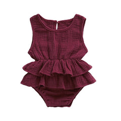Cotton Linen Romper